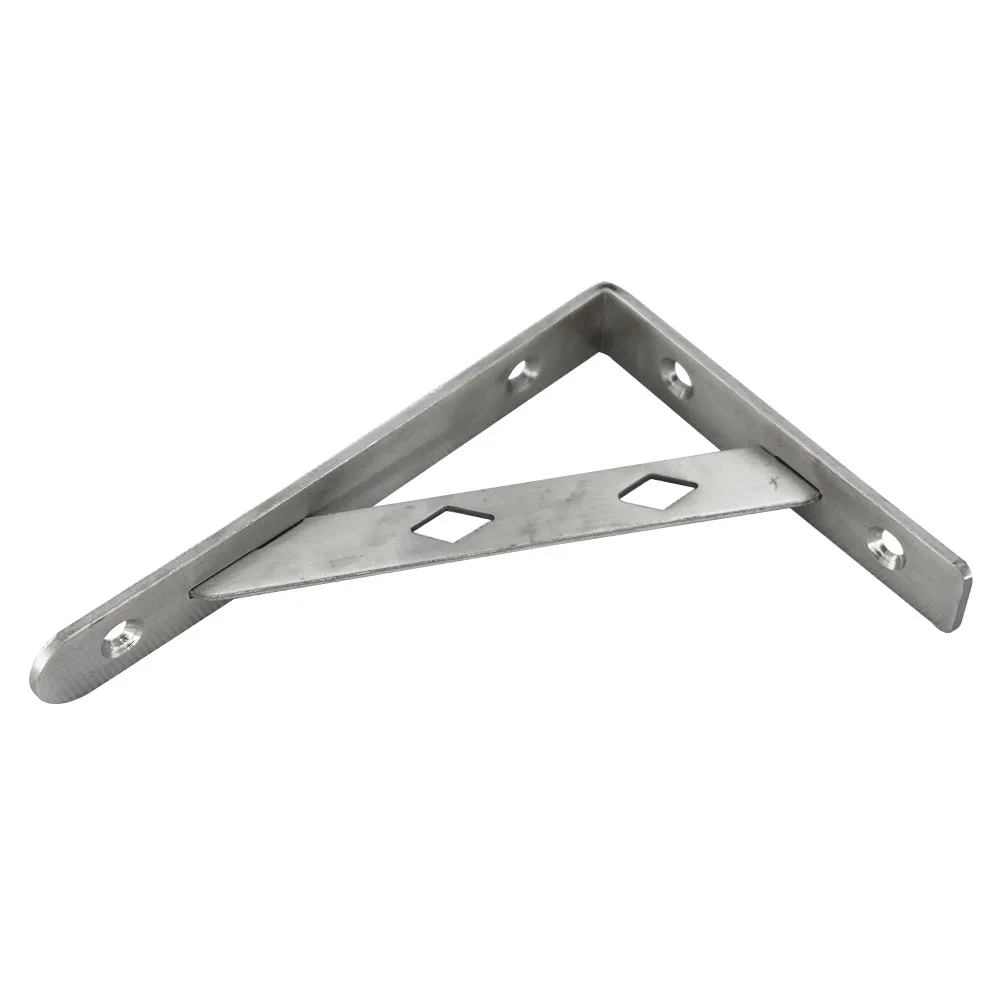 

8 Inch 200x130mm Stainless Steel Triangle Shelf Bracket 20mm Width 8" Removable Support Furniture Brackets