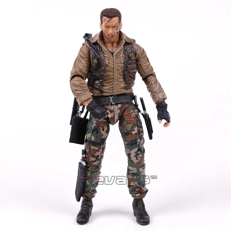 NECA PREDATOR 30th anniversary Jungle Patrol encoming excussion Маскировка голландский Охотник за джунглями Unmasked Demon фигурка 18 см