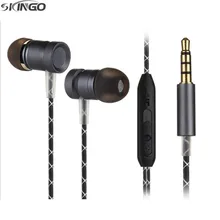 Супер басовый вкладыши наушники с микрофоном металлические Mp3 мобильные наушники MT05 200 шт./лот