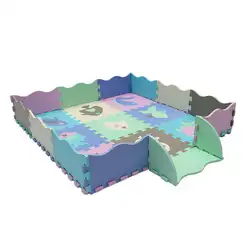 EVA пенопластовый детский игровой коврик, сшитый коврик для ползания, детский коврик Kruipen, собранный животный ковер-головоломка, коврик для