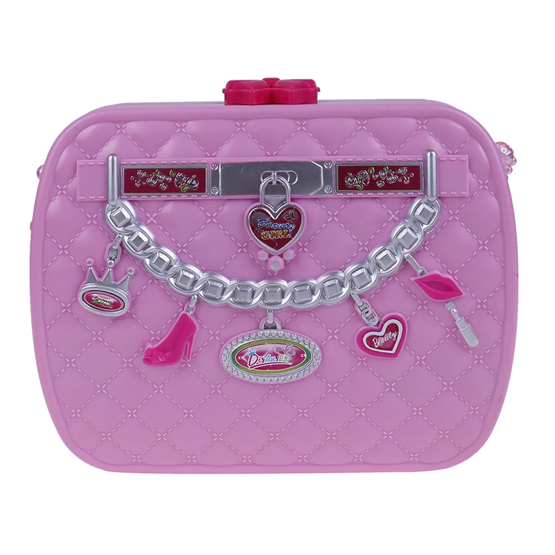 

Kid Pretend Play Girls Cosmetics Kit Environmental Toys Makeup Set Preschool Kid Beauty Safety Toy For Kids Makeup