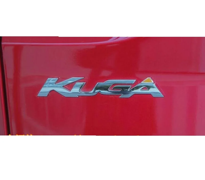 Хромированная наклейка KUGA из АБС пластика на багажник автомобиля с буквами и