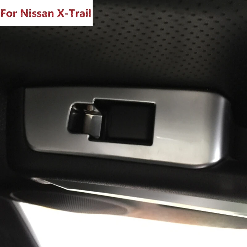 Стеклянная крышка переключателя для Nissan X Trail T31 отделка двери окна декоративная