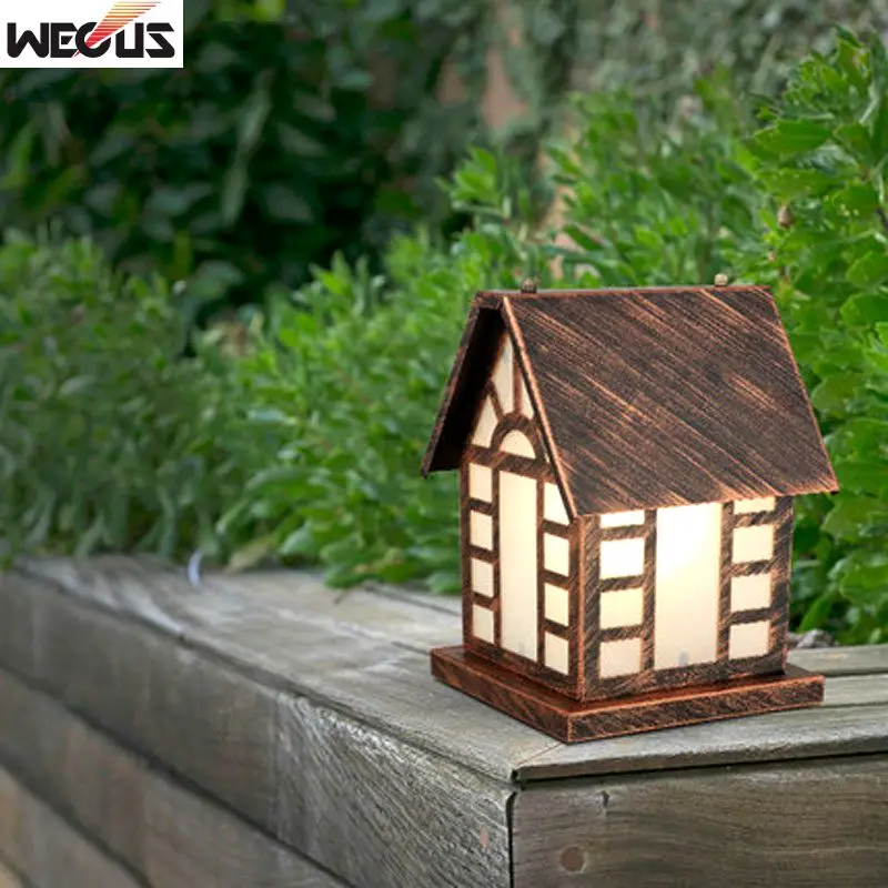 

New product. Cottage modeling pillar lights, outdoor waterproof wall courtyard wall lamp