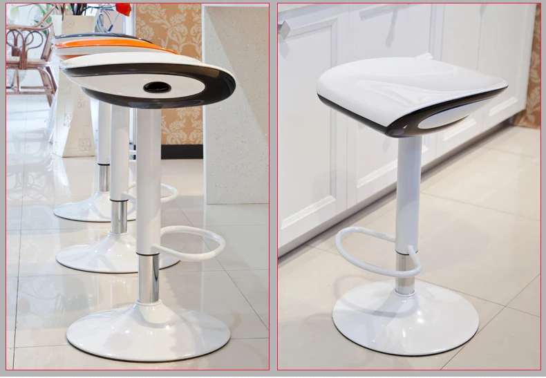 Furniture Show Chair Stool Chair retail and wholesale orange red blue green color free shipping bar coffee room stool