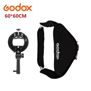 

Godox 60x60cm Softbox + S-type Bracket kit for Godox TT600 TT685 V860II TT350 Yongnuo YN560III YN560IV YN685 TR-988 Camera Flash