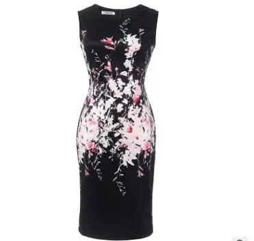 HGFS женские летние платья Vestidos винтажная Цветочная печать Коктейльная вечеринка