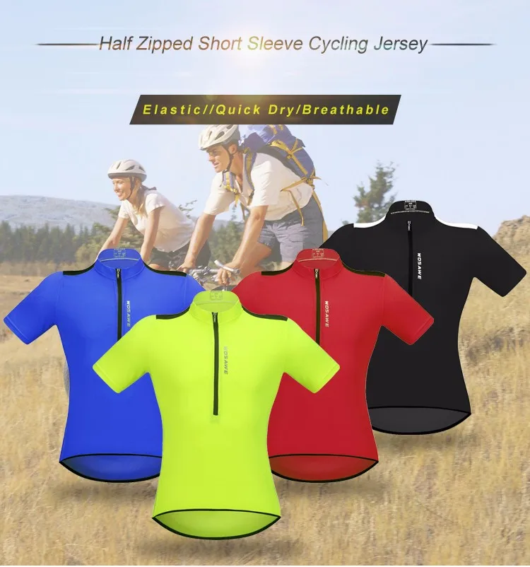 WOSAWE эластичные майки для велоспорта Roupa Ciclismo, летняя дышащая одежда из полиэстера, одноцветная одежда для велоспорта