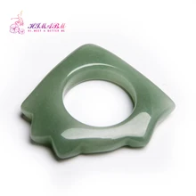 100%Natural Green Jade massage ring Gua Sha Board for finger or body massage reiking healing item relax tool acupunture point 100%Natural Green Jade massage ring Gua Sha Board for finger or body massage reiking healing item relax tool acupunture point