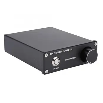 

MM Phono Cartridges Audio HiFi Amplifier Mini Preamplifier Turntable Amplifier Switching Input Volume Gold Plated RCA Amplifier