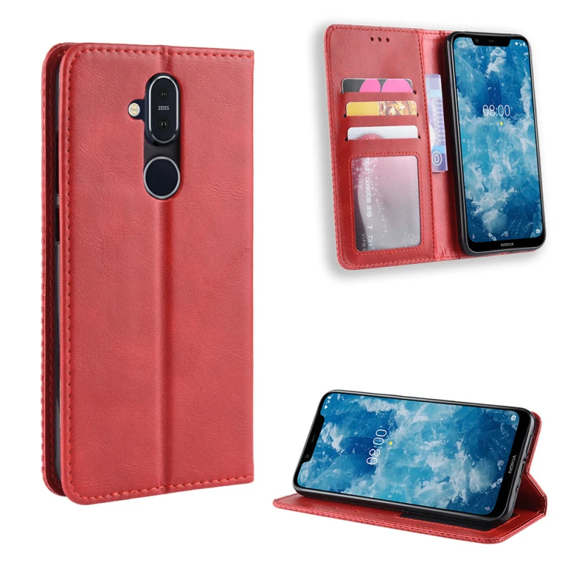 Nokia 8.1 (X7) Retro leather flip case_93