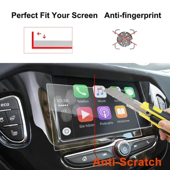 

RUIYA Car Navigation Screen Protector For Zafira IntelliLink R4.0 7-Inch 2017 2018 Touch Center Display Auto Interior Stickers
