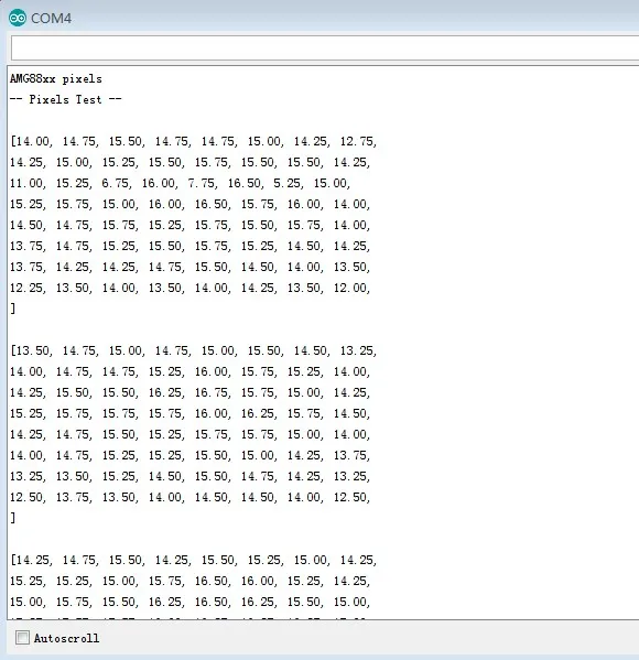 AMG8833 IR 8*8 Thermal Imager Array Temperature Sensor