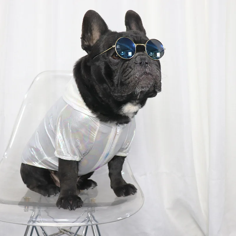 

Dog Clothes for Small Dogs Sun Protection Hoodie for French Bulldog Waterproof Coat for Chihuahua Pug Costume Puppy Pet Clothing