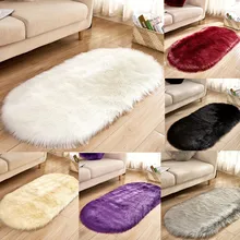 Ковер из искусственной овчины, накидка для стула, коврик для спальни из искусственной шерсти, теплый мягкий ворсистый ковер, шерсть, теплый текстиль, меховые коврики