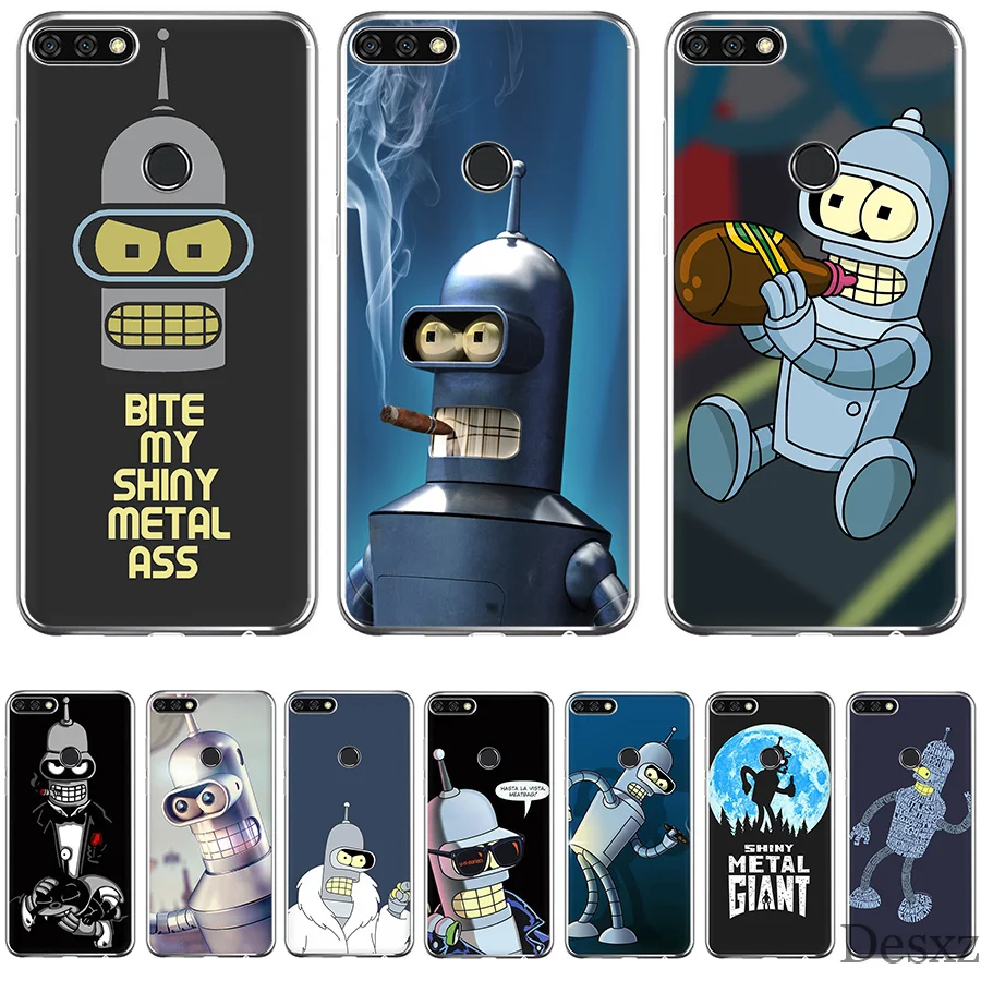 

Phone Case Futurama Bender Lovely For Honor 6a 7X 7C 7A 9 10 Lite Pro 2GB 3GB 8X
