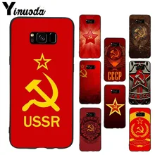 Yinuoda СССР Гранж флаг Роскошный Гибридный чехол для телефона для samsung galaxy s9 plus note8 s7 s6 edge plus s8 plus чехол