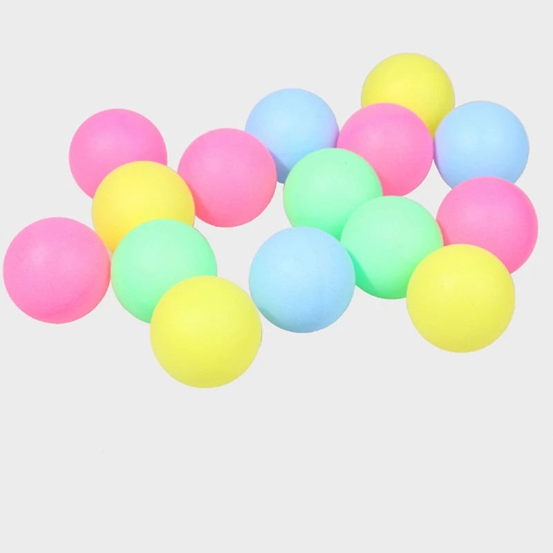 Высококачественный мячик для пинг-понга s Ассорти бесполых настольных теннисных пластиковых шаров оптом красочный пластиковый бесшовный
