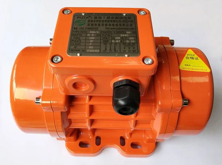 

Small Motor Vibration Waterproof Vibration Motor 220V380V100W-200W Type 2 Level