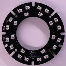 Чистый инфракрасный 24x ИК светодио дный LED доска для камер видеонаблюдения ночное видение(мм 63,5 мм диаметр) CS Стиль Объектив