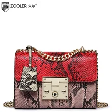 ZOOLER bolso de cuero genuino bolsos de las mujeres famosas de la marca bolsa de mensajero para la señora cruz cuerpo VIP especial 0 sin fines de lucro #1911