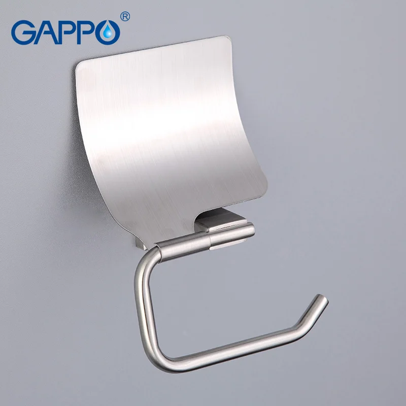 Günstig GAPPO Papier Halter Abdeckung rolle Wc Papier halter Edelstahl Rolle Papier Aufhänger mit Abdeckung Bad Zubehör Wand Montieren