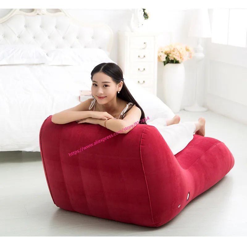 newest Multifunction S-type inflatable chair, Love sex chair adult sex furniture car sofa wedge toys for couples.