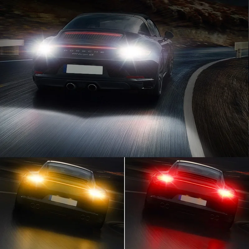Autodragons подключению CAN-шины светодиодный 1156 P BA15S P21W S25 30* 3030SMD светодиодный цилиндрическая лампа супер белый, янтарный, желтый цвет тормоз заднего хода DRL автомобильный габаритный задний фонарь