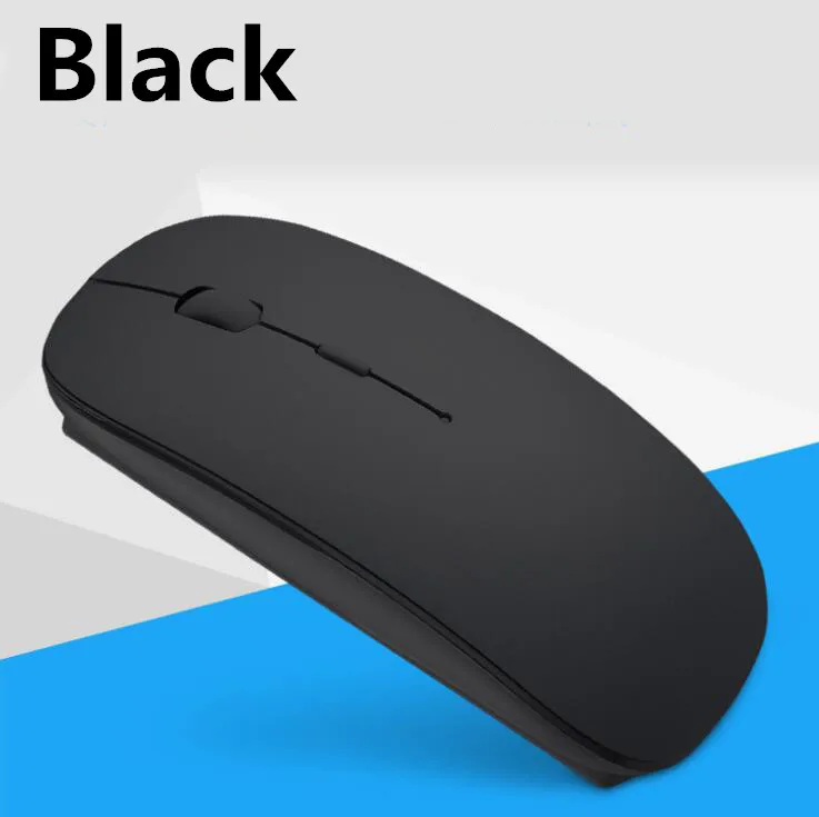 IGRARK Bluetooth Мышь для Macbook Air Pro Retina, для Win10/Mac ноутбука компьютерная беспроводная мышь Бесшумная оптическая игровая Мышь - Цвет: Black