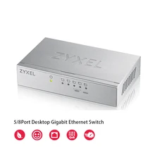 5 Порты и разъёмы Desktop гигабитный Ethernet-коммутатор RJ45 10/100/1000 Мбит/с сети переключатели QoS Порты и разъёмы данные VoIP Интернет полный/полудуплекс переключатель