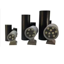 Современный декор вверх и вниз направлении цилиндр 36 Вт 2*18 Вт светодиодный настенный светильник Открытый Водонепроницаемый IP65 AC85-265V