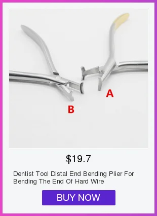 Стоматолога исследования Ортодонтическая модель Орто металлический кронштейн арки провода Лигатура галстук для стоматологических принадлежностей