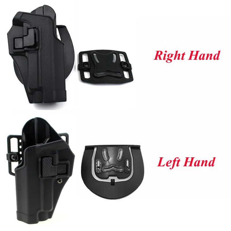 Tactical Left / Right Hand Paddle Pistol Holster Quick Drop Military