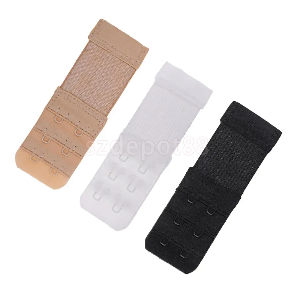 Adjustable Elastic Bra Extender 2 Hook Bra Extension Women's Lingerie Accessories