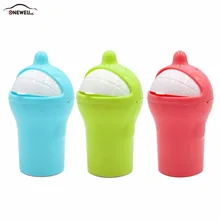 1 шт. 3 цвета мультфильм Дельфин стиль Автомобильная корзина для мусора Бытовая мини настольная мусорная корзина милый прокатный чехол мусорное ведро