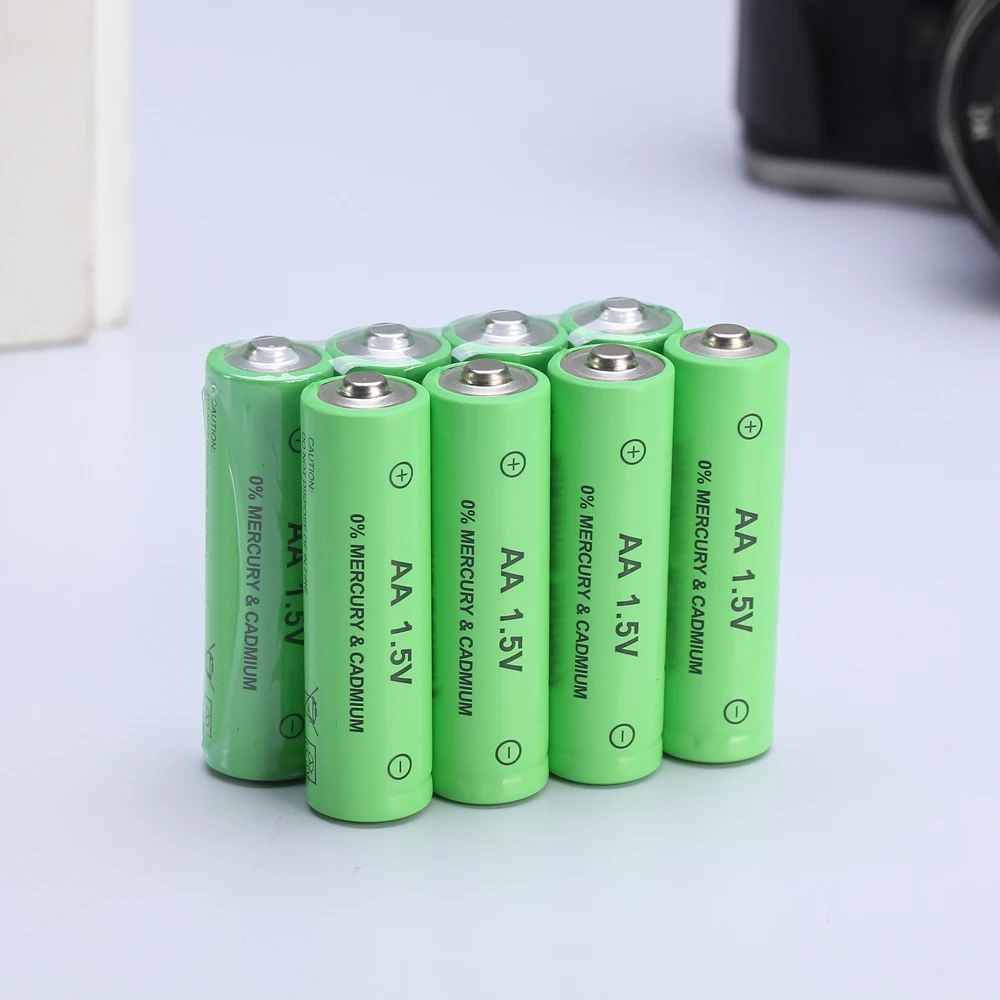 8pcs AA rechargeable battery 1.5V 14500 alkaline Rechargeable batteries