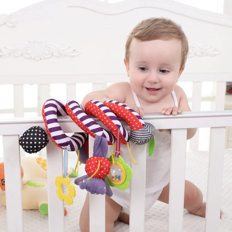 0-2 ans bébé hochets nouveau-né infantile jouets de dentition poussette lit de berceau autour de l'anneau cloche jouets vocaux pour enfants enfants cadeau d'anniversaire