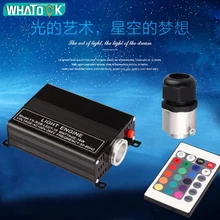 Led RGB 16 Вт Оптическое волокно свет двигатель Оптическое волокно драйвер с 24 Ключ РФ дистанционного волокно оптическое освещение x 20 шт