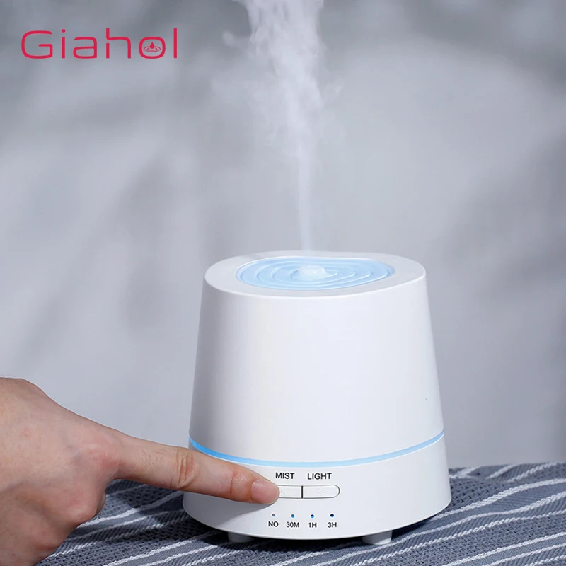 

Electric Aroma Diffuser Small Wooden Stake Ultrasonic Humidifier Essential Oil Aromatherapy Cool Mist Maker LED Night Light