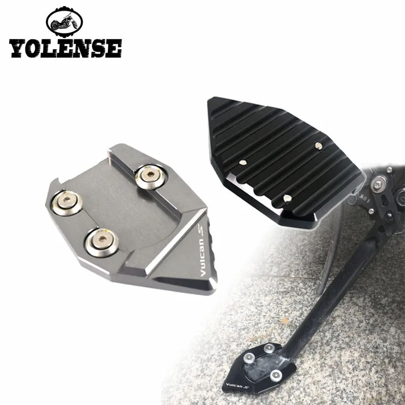 

Motorcycle CNC Kickstand Foot Side Stand Extension Pad Support Plate For KAWASAKI Vulcan S 650 VN650 2015 2016 2017 2018