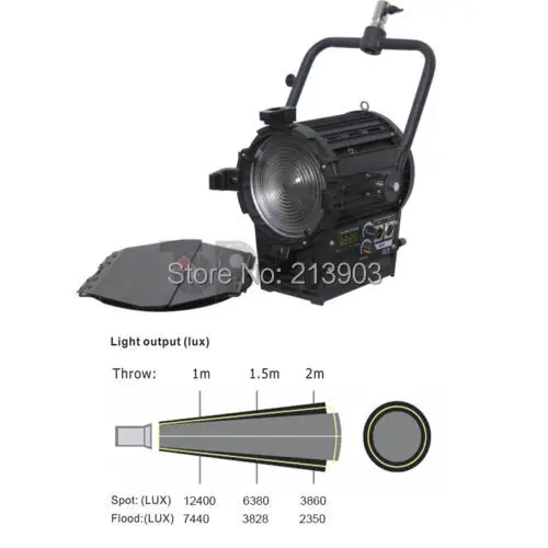 ALUMOTECH As Arri двухцветный 3200 5500K 200WX2 светодиодный френель Точечный светильник фирмы