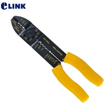8PK-313B 5in1 Многофункциональный режущая проволока винт 0,75 1,0 1,5 2,5 4,0 6,0 mm2 для снятия изоляции и обжимки Ручные плоскогубцы ELINK