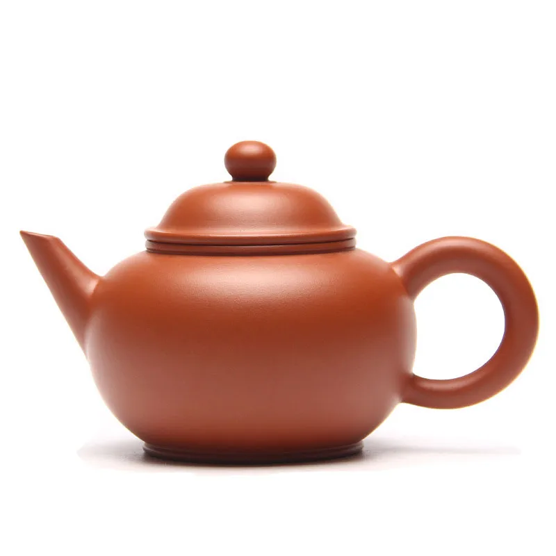 Pure Handmade Chinese Purple Clay Tea Set Yixing Teapot Standard Flat