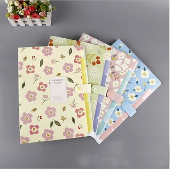 

Korean Office Supplies Multi Layer Elastic Closure File Folder A4 Document Bag For Documents and Papers