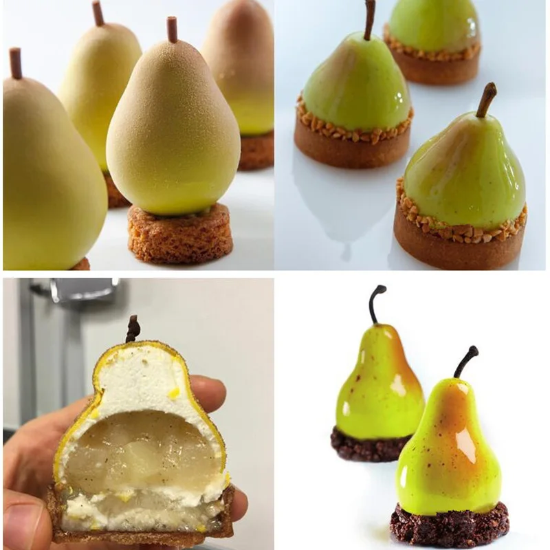Pear-Shape-Silicone-Molds-Cake-Decorating-Tools-Bakeware-French-Dessert-Mousse-Cake-Mold-Baking-Cupcake-Mousse (2)
