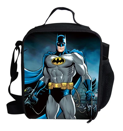 Крутая изолированная сумка для обеда для детей, сумка для обеда с Бэтменом, Термосумка для еды, для школы, для мальчиков и девочек - Цвет: 7L101