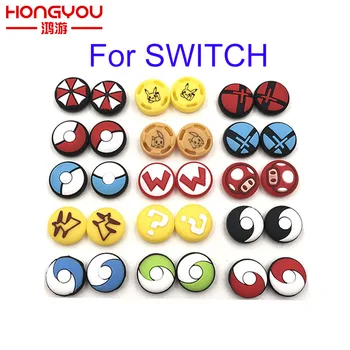 

2pcs Silicone Analog Thumb Stick Grips Caps for Nintend Switch NS JoyCon Controller Sticks Cap Skin for Joy Con Cover