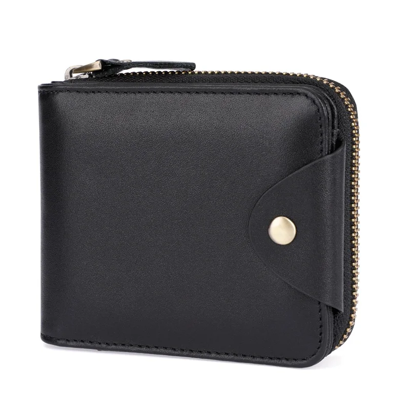 

New Fashion Luxury Men Wallet Genuine Leather Casual Business Man Wallets Credit Card Holder Short Small Purse