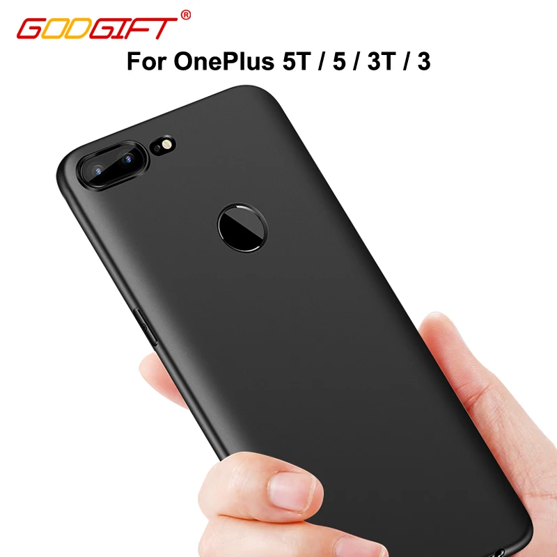 Чехол GodGift для OnePlus 5T силиконовый роскошный матовый чехол 3T мягкий 5/3 защитный