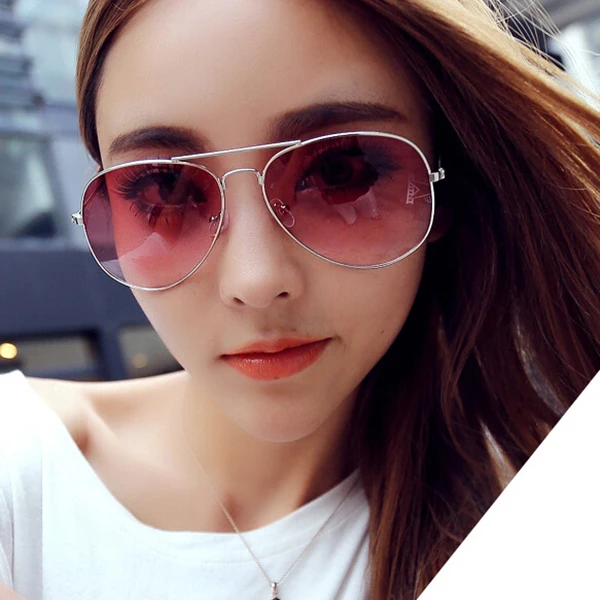 Brand Sunglasses Unisex Women and Men Sunglasses Metal Thin Legs Glasses Women for Decoration Girls Cool